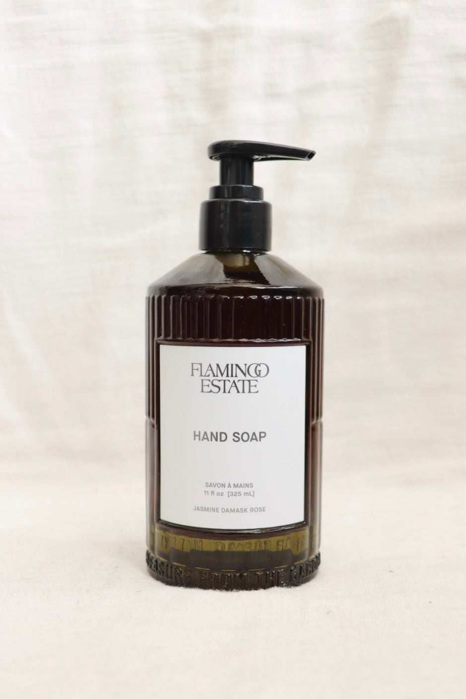 Glass Bottle Jasmine Damask Rose Hand Soap
