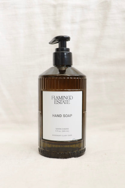 Glass Bottle Rosemary Clary Sage Hand Soap