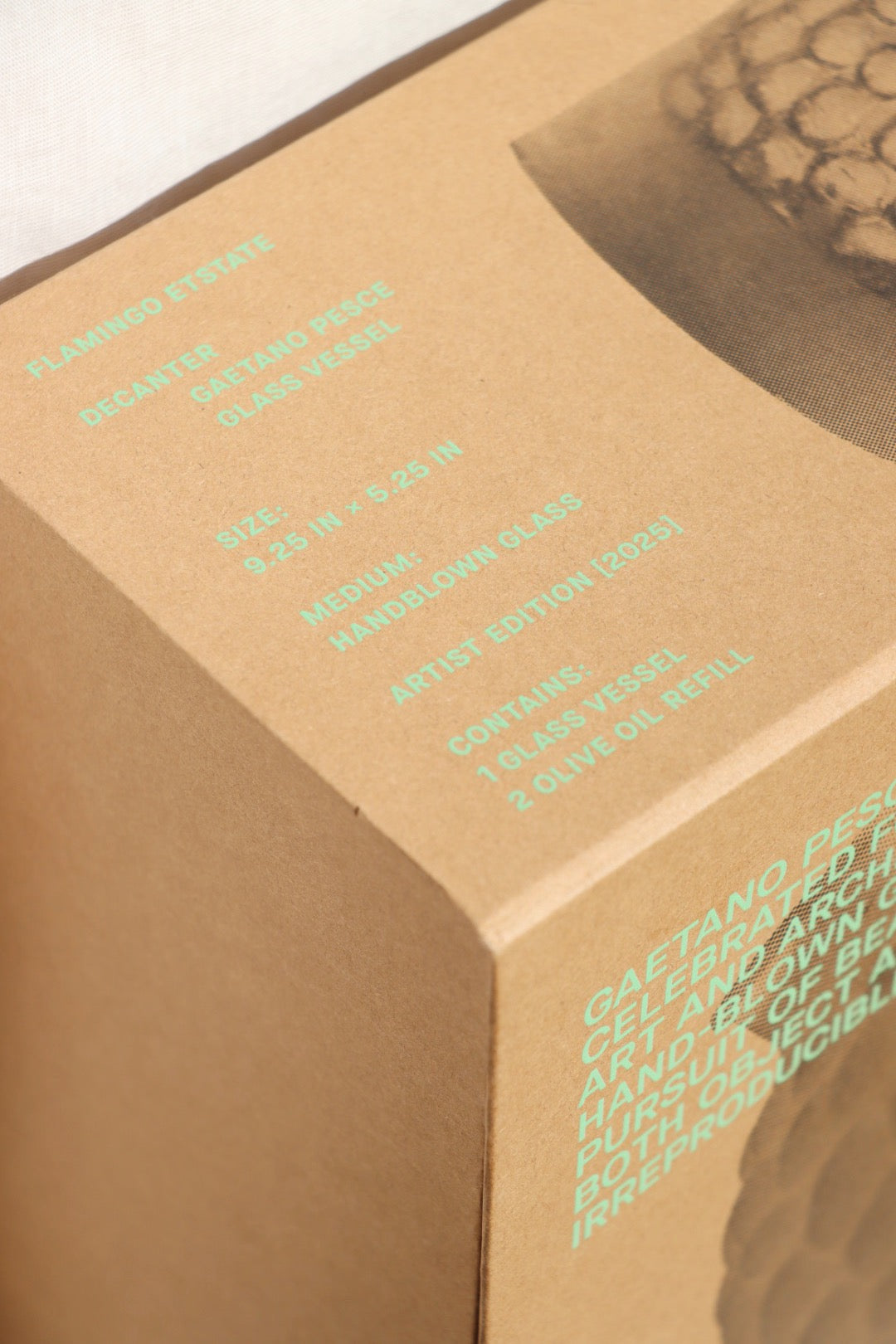 Gaetano Pesce x Flamingo Estate Olive Oil Set