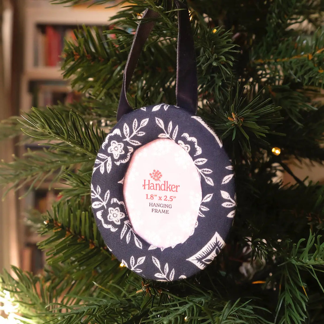 Fabric Frame Ornament, Natalie