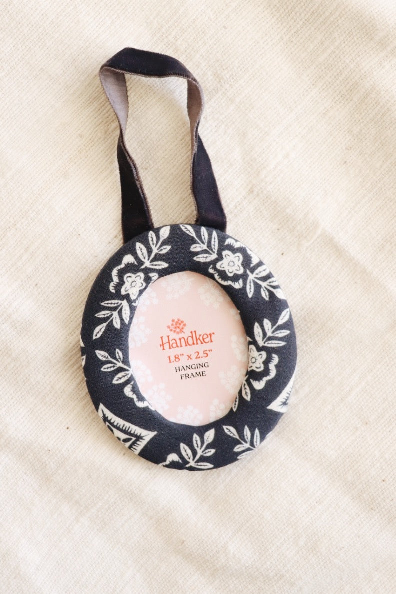 Fabric Frame Ornament, Natalie
