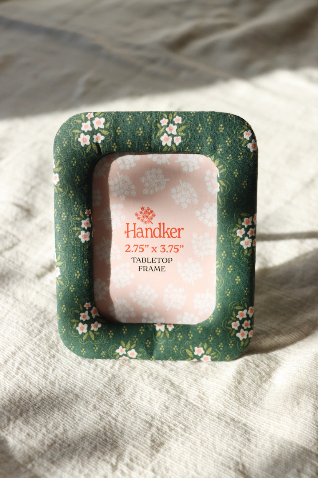 Fabric Desktop Frame, Green Pearl