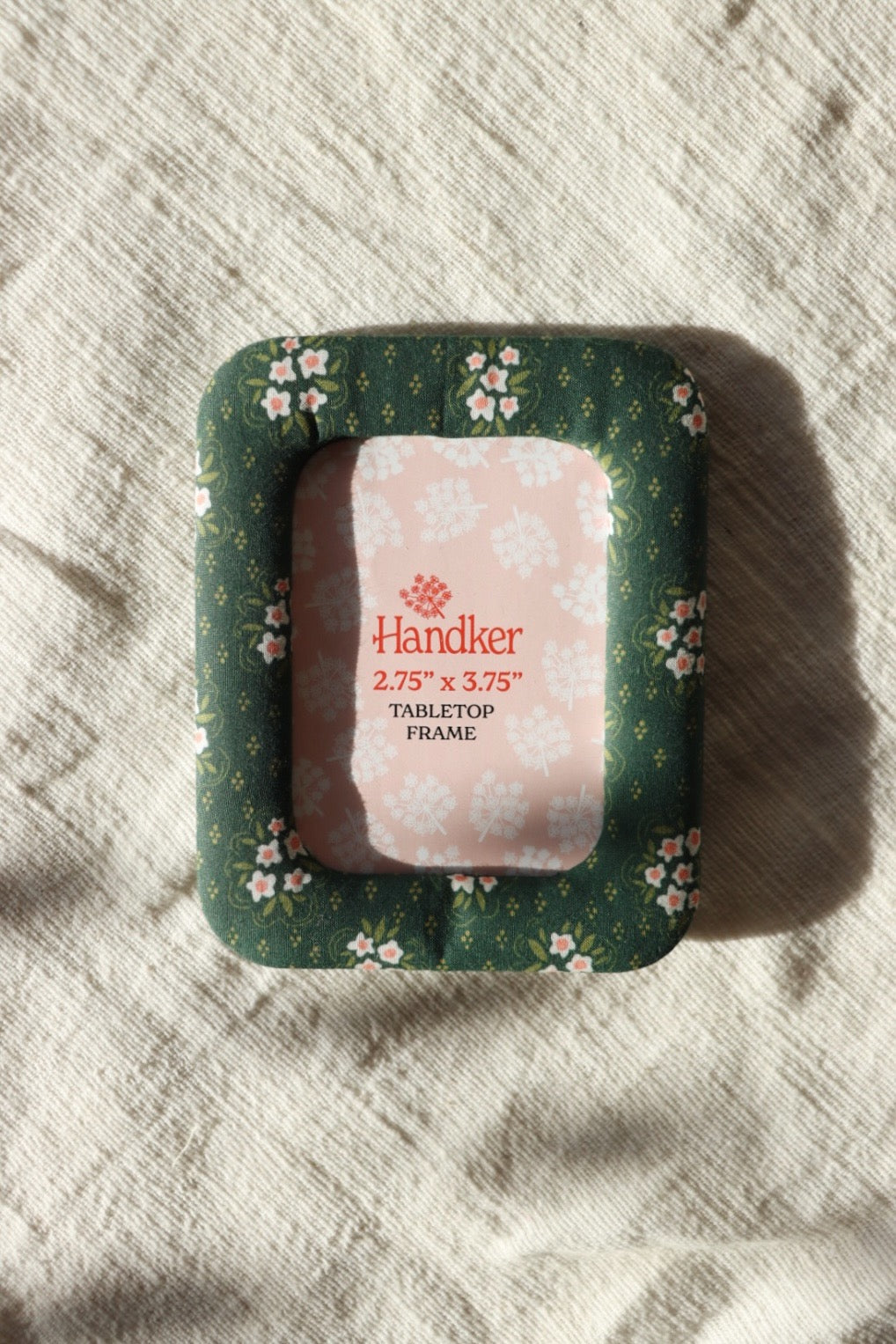 Fabric Desktop Frame, Green Pearl