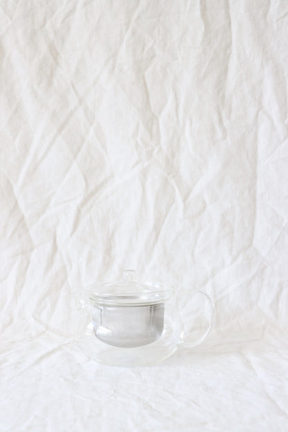Glass Tea Pot + Strainer