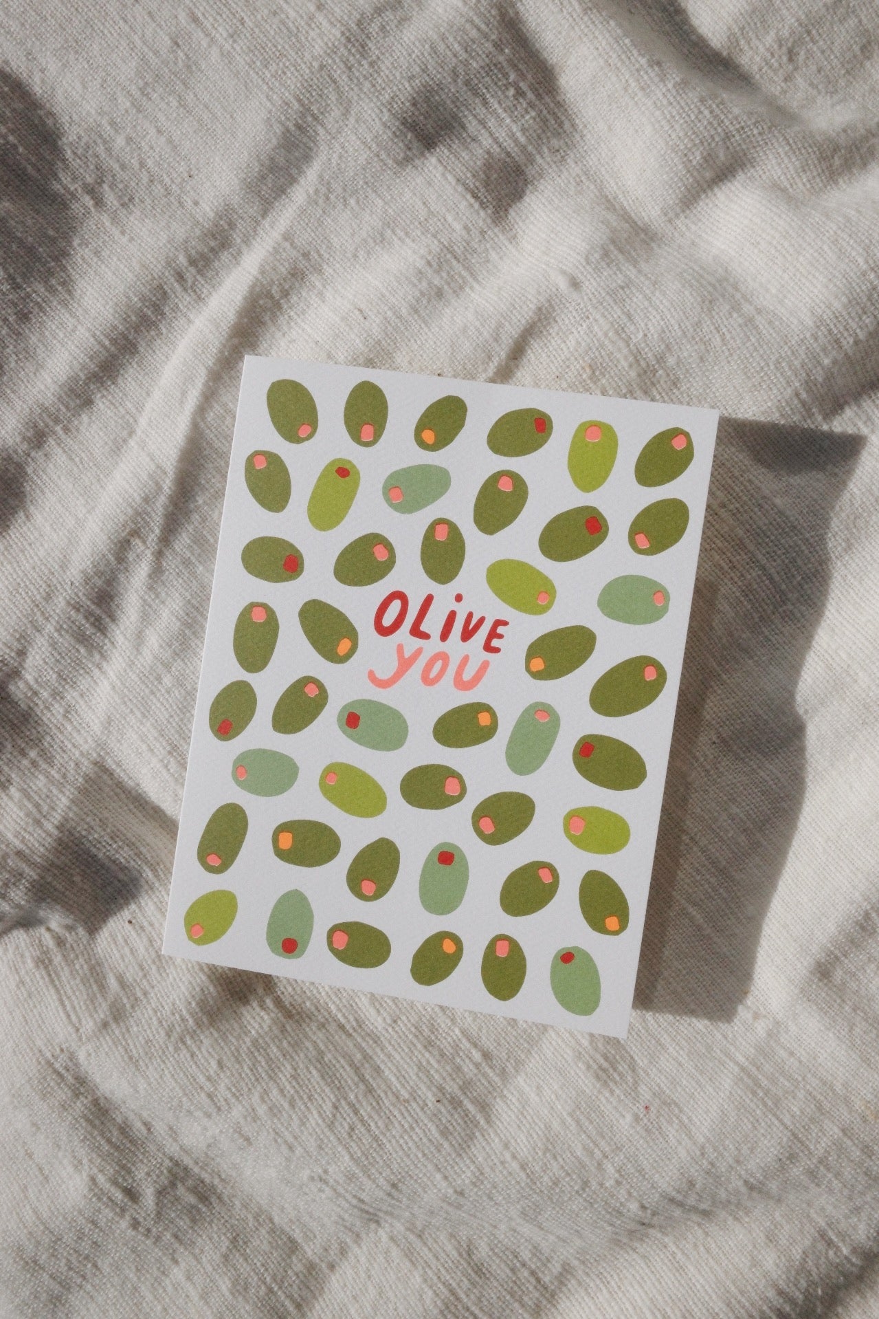 Olive You Card
