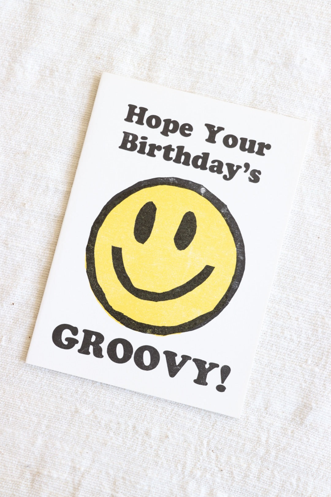 Groovy Smile Birthday Card