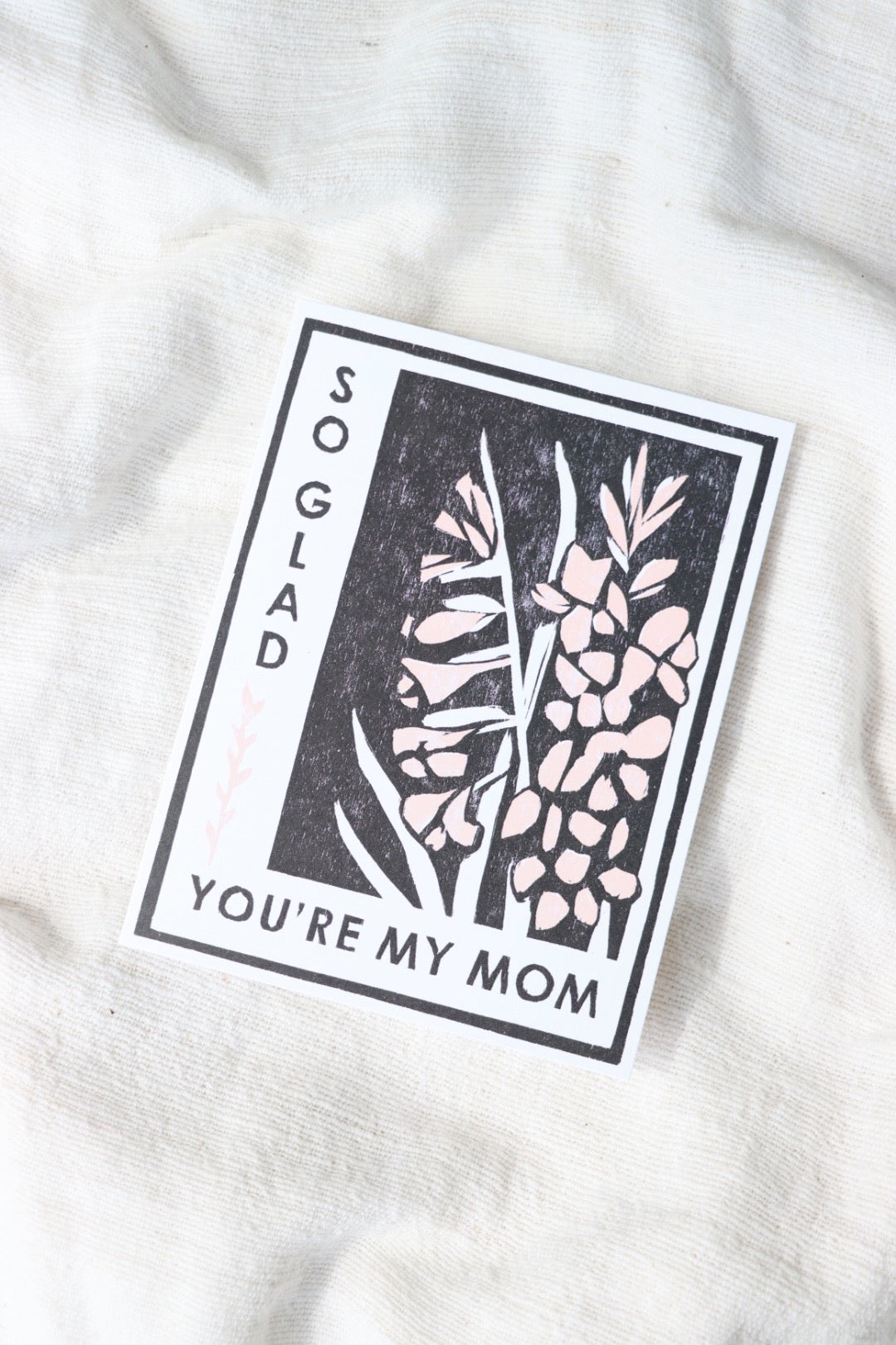 Gladiolas for Mom Card