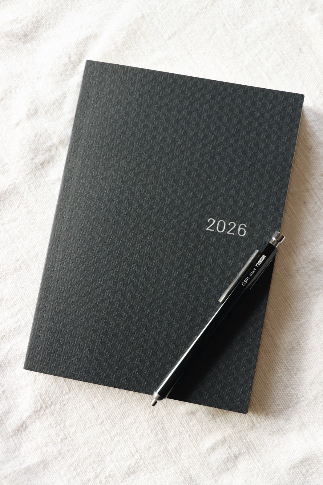 2026 Hobonichi Techo Hon A5, Black Gingham