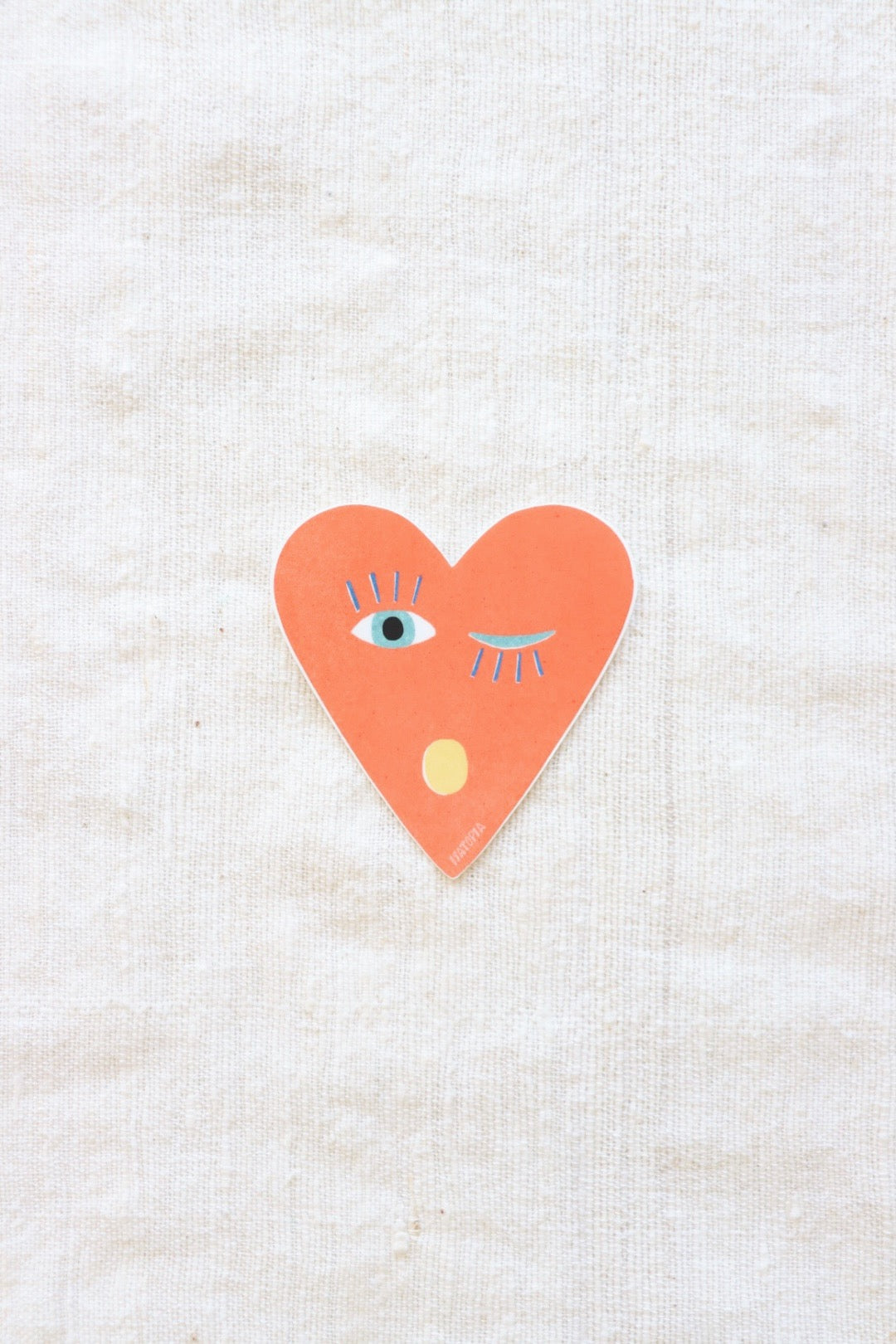 Heart Blink Sticker