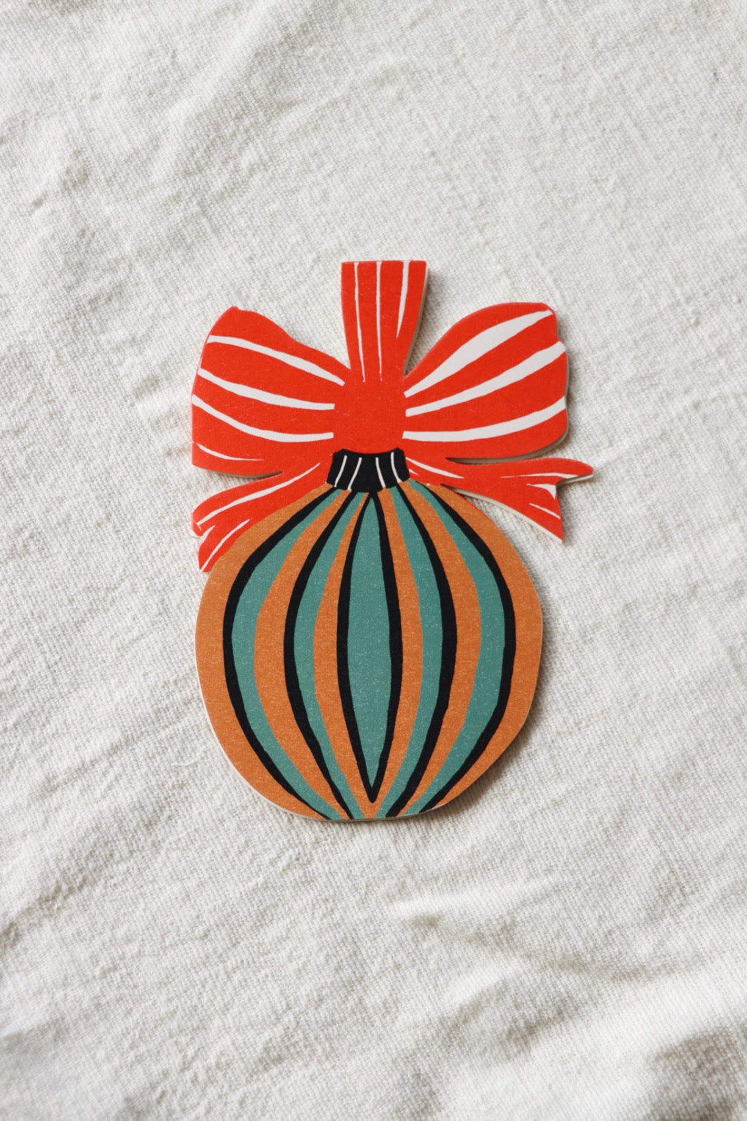 Bauble Ornament Card