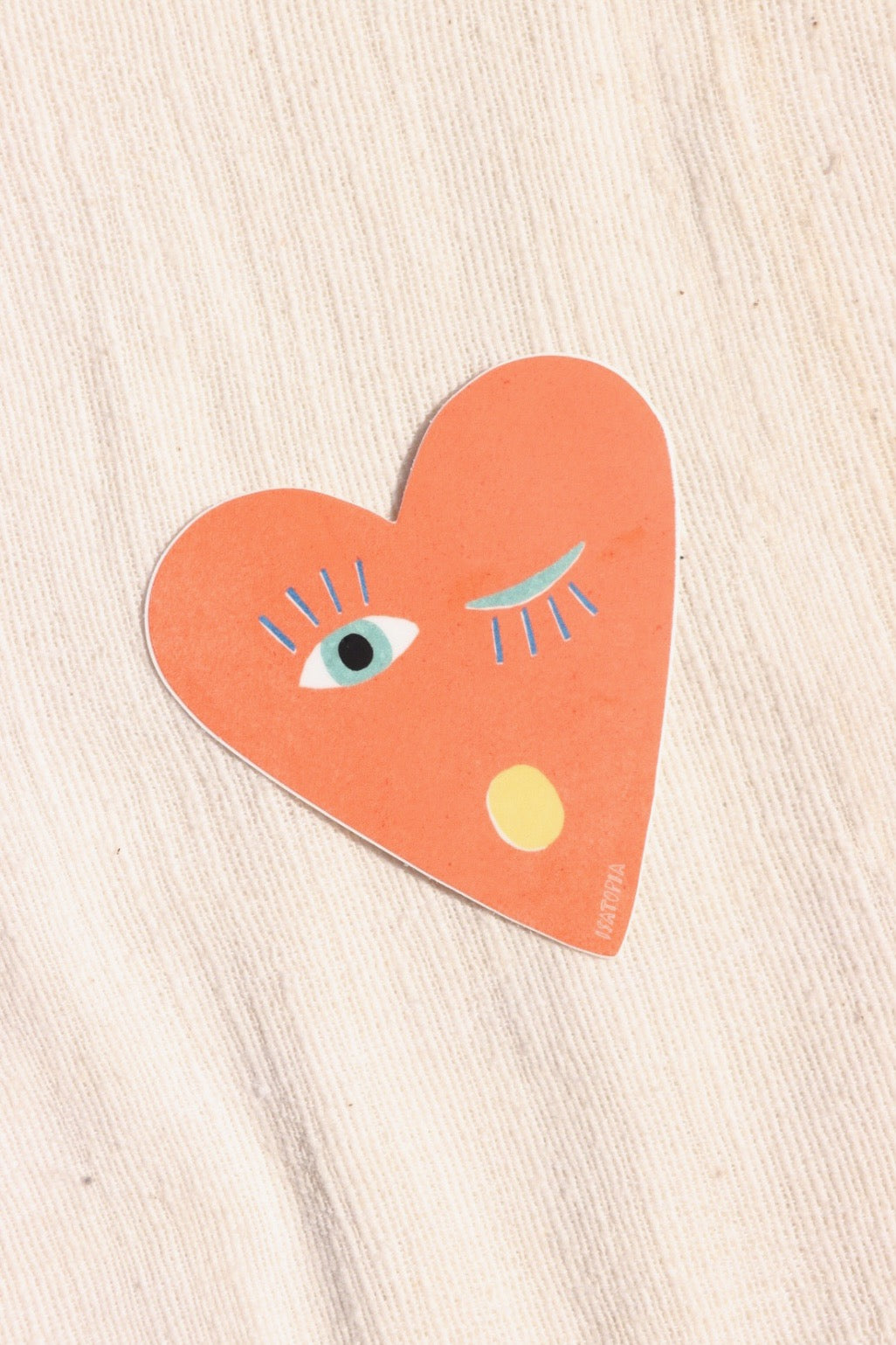 Heart Blink Sticker