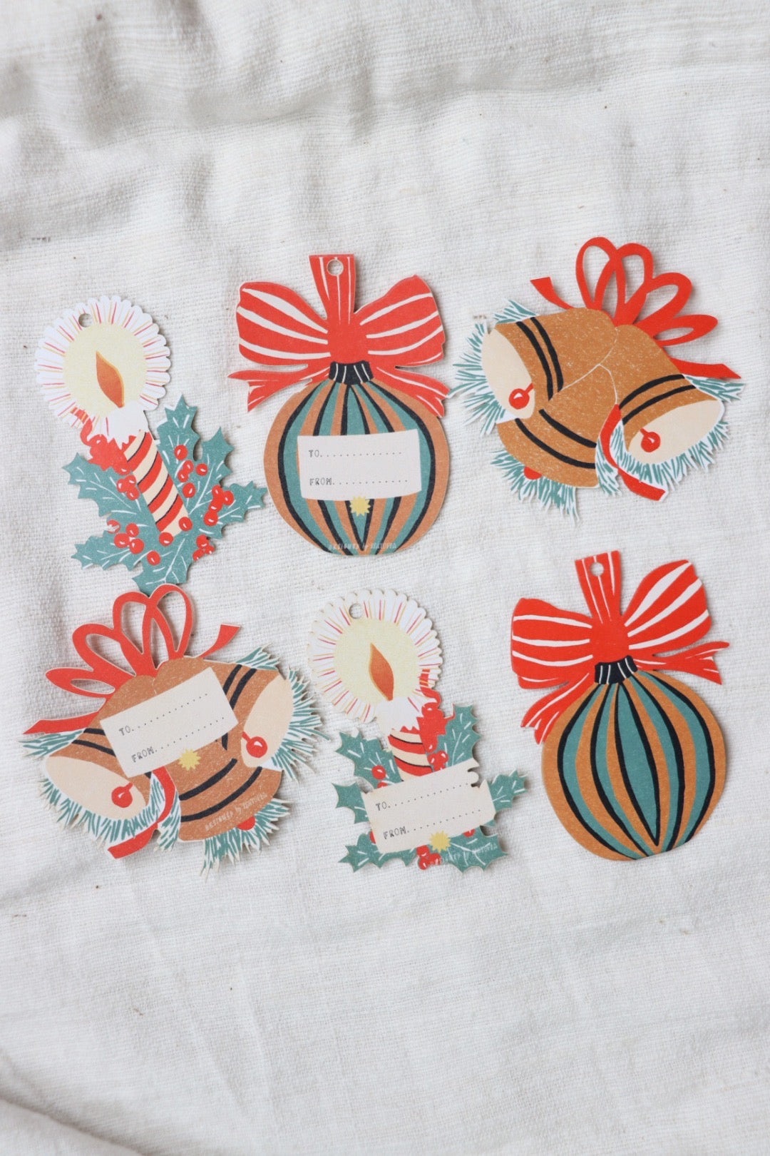Jingle Bells Mix Gift Tags