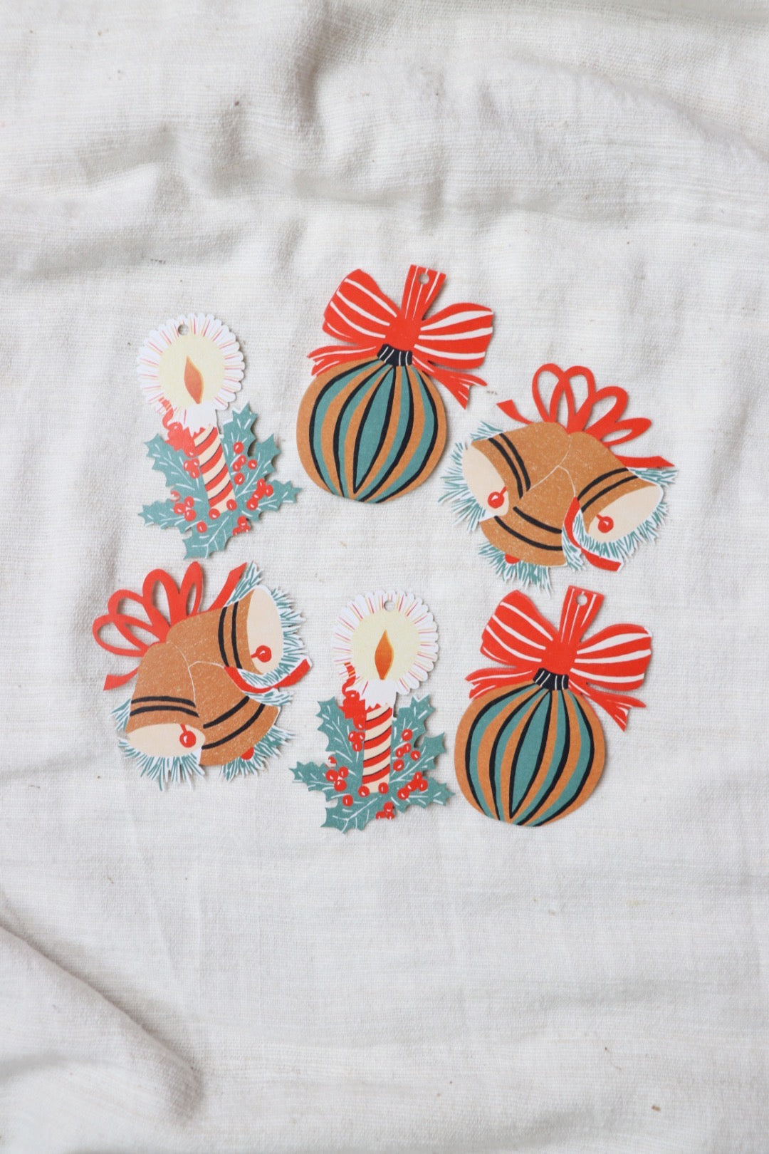 Jingle Bells Mix Gift Tags