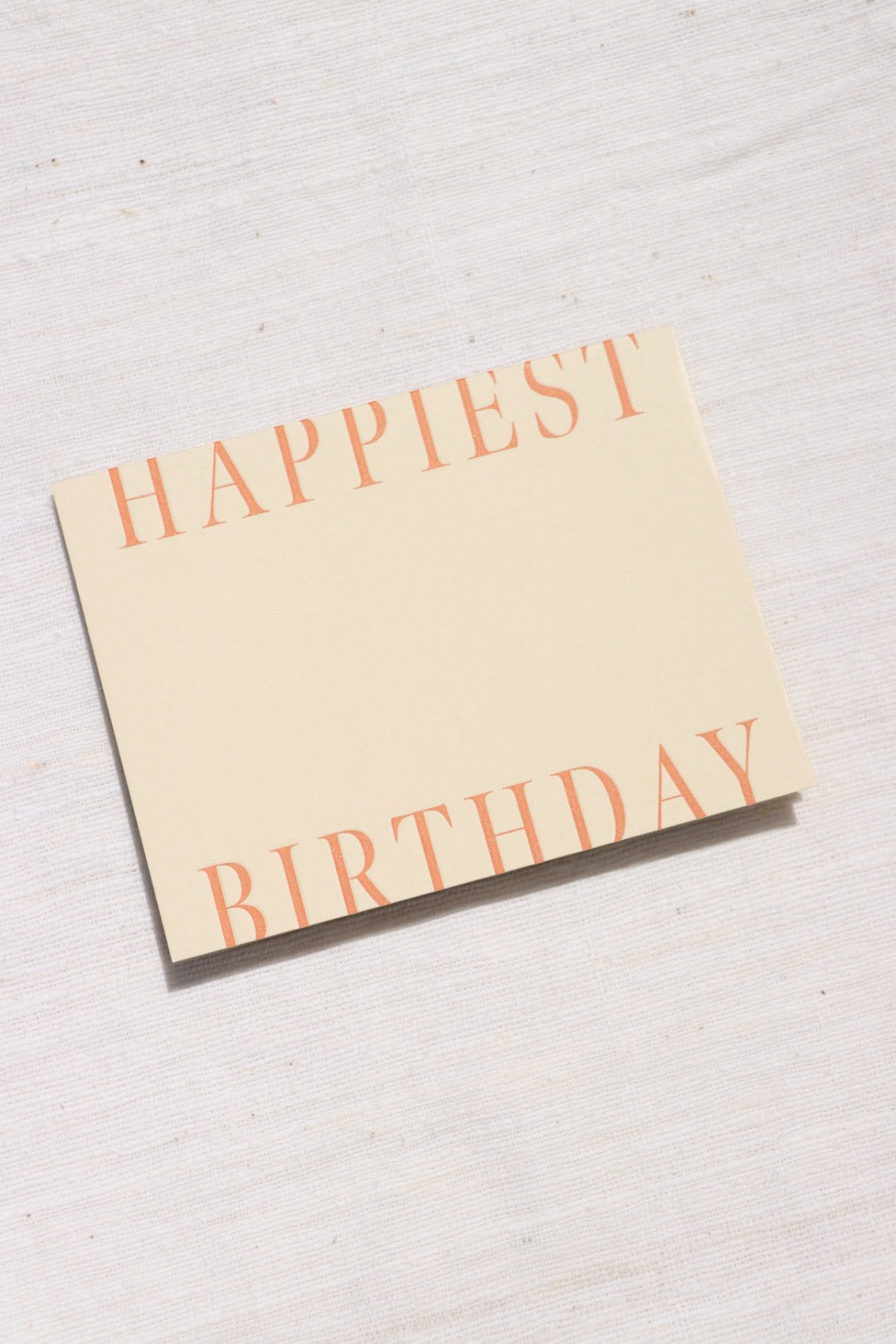 Happiest Birthday Card, Sand