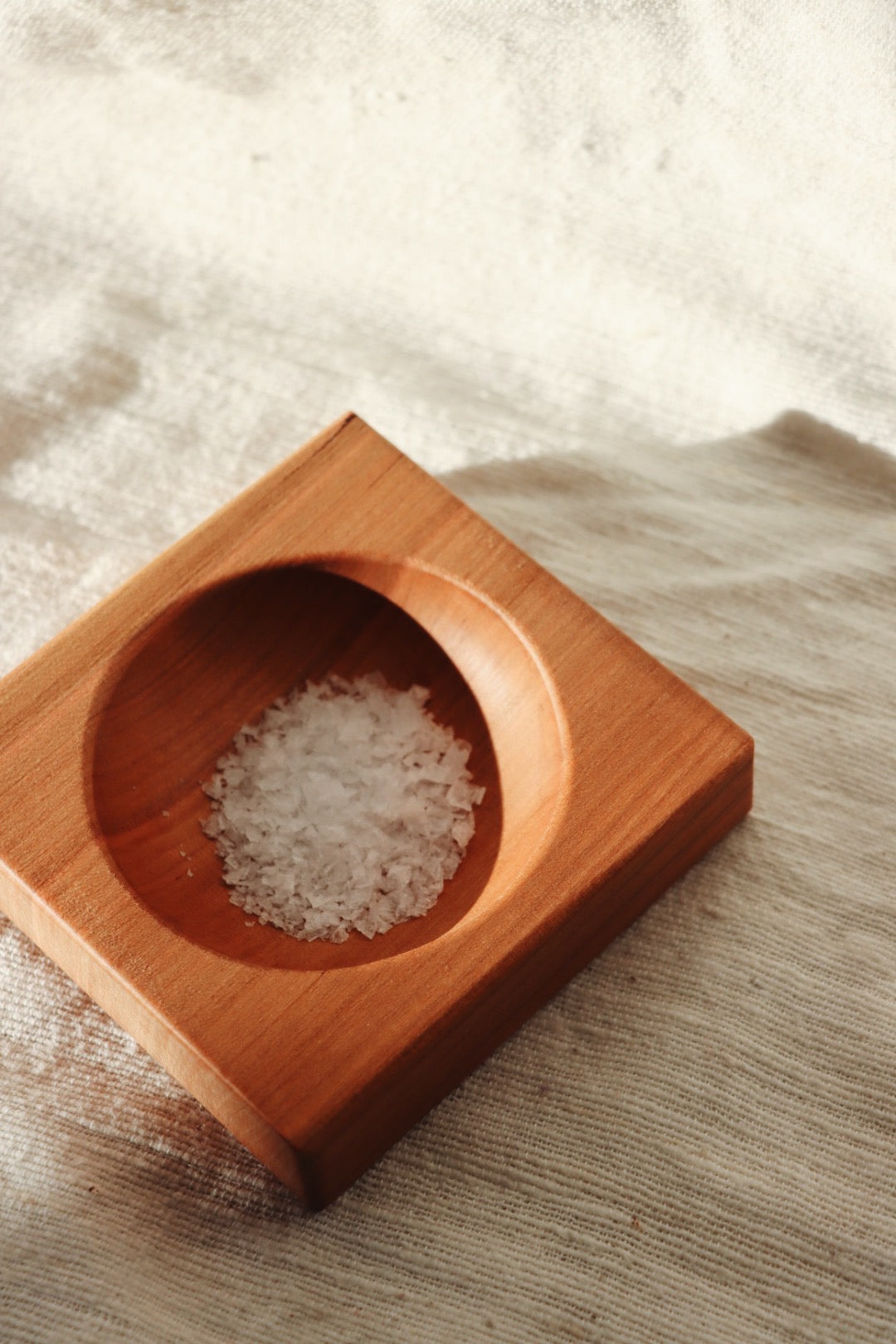 Wood Salt Bowl