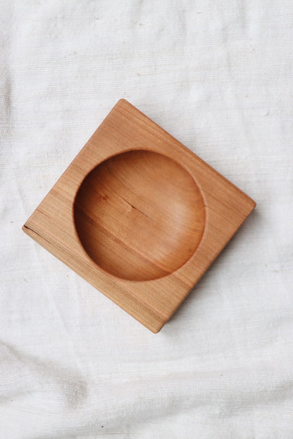 Wood Salt Bowl