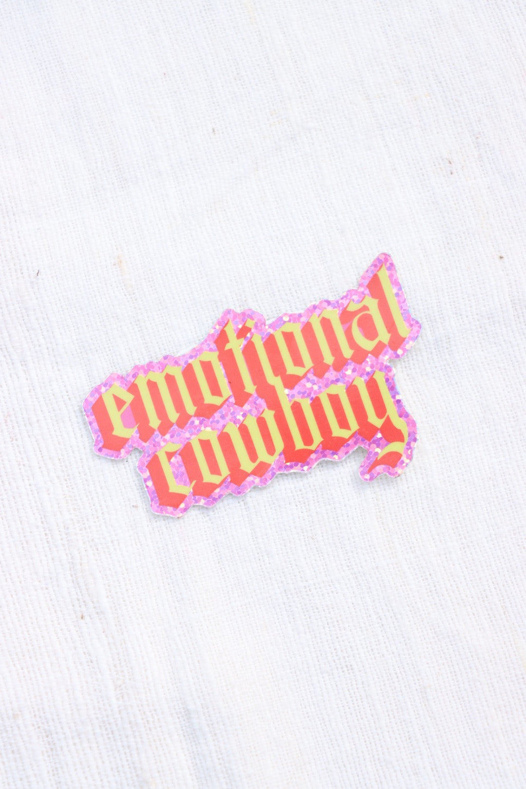 Emotional Cowboy Sticker