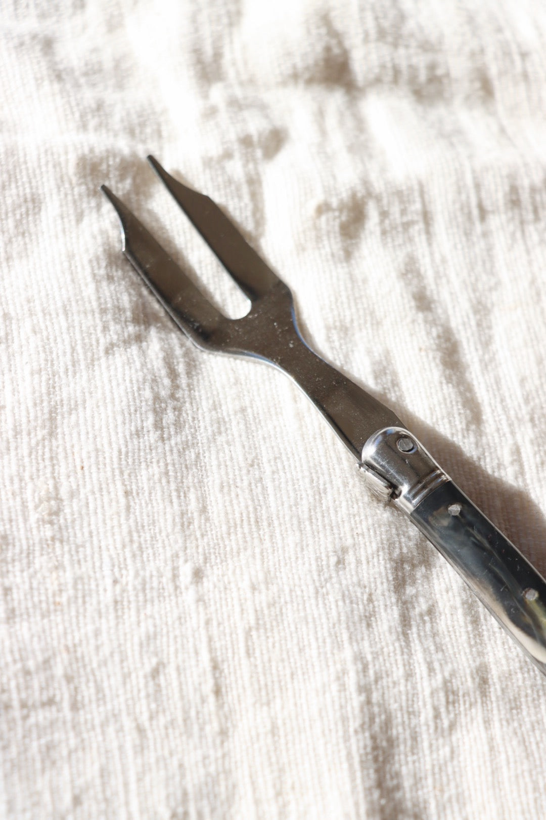 Cheese & Charcuterie Fork, Black Marble