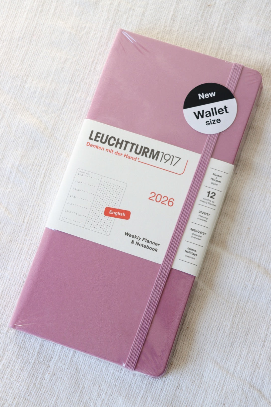 Leuchtturm1917 Weekly Planner &amp; Notebook, 2026