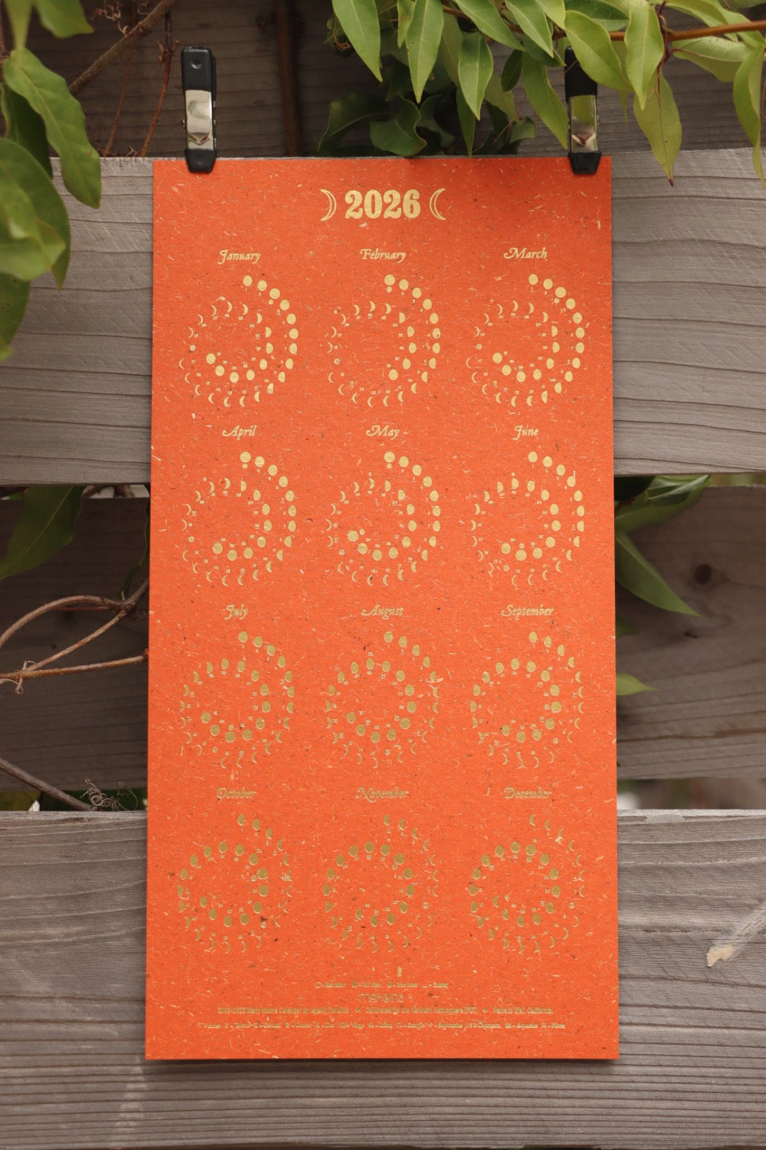 2026 Plantable Moon Calendar