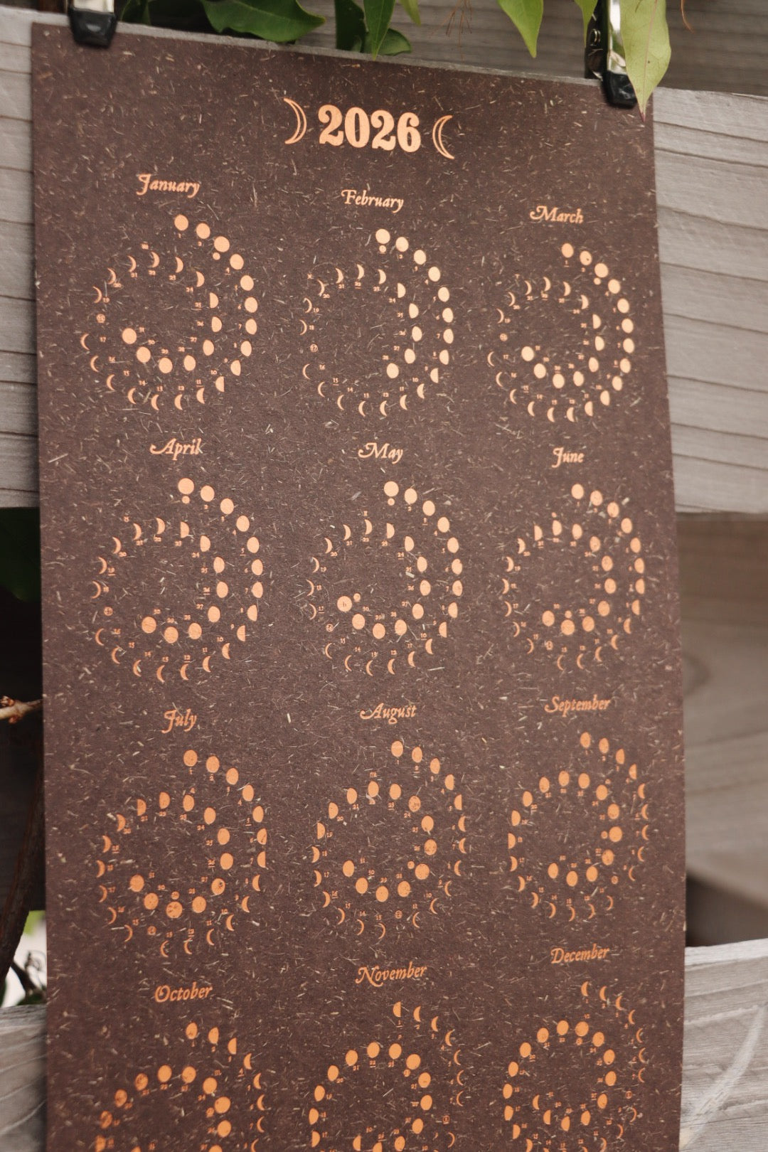 2026 Plantable Moon Calendar