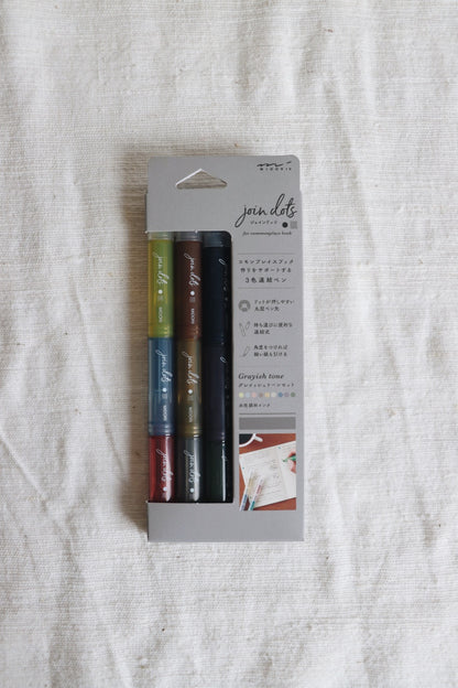 Midori Join Dots: Grayish Tone Set