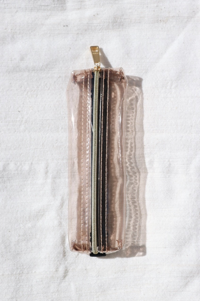 Book Band Pen Case, Clear Sepia