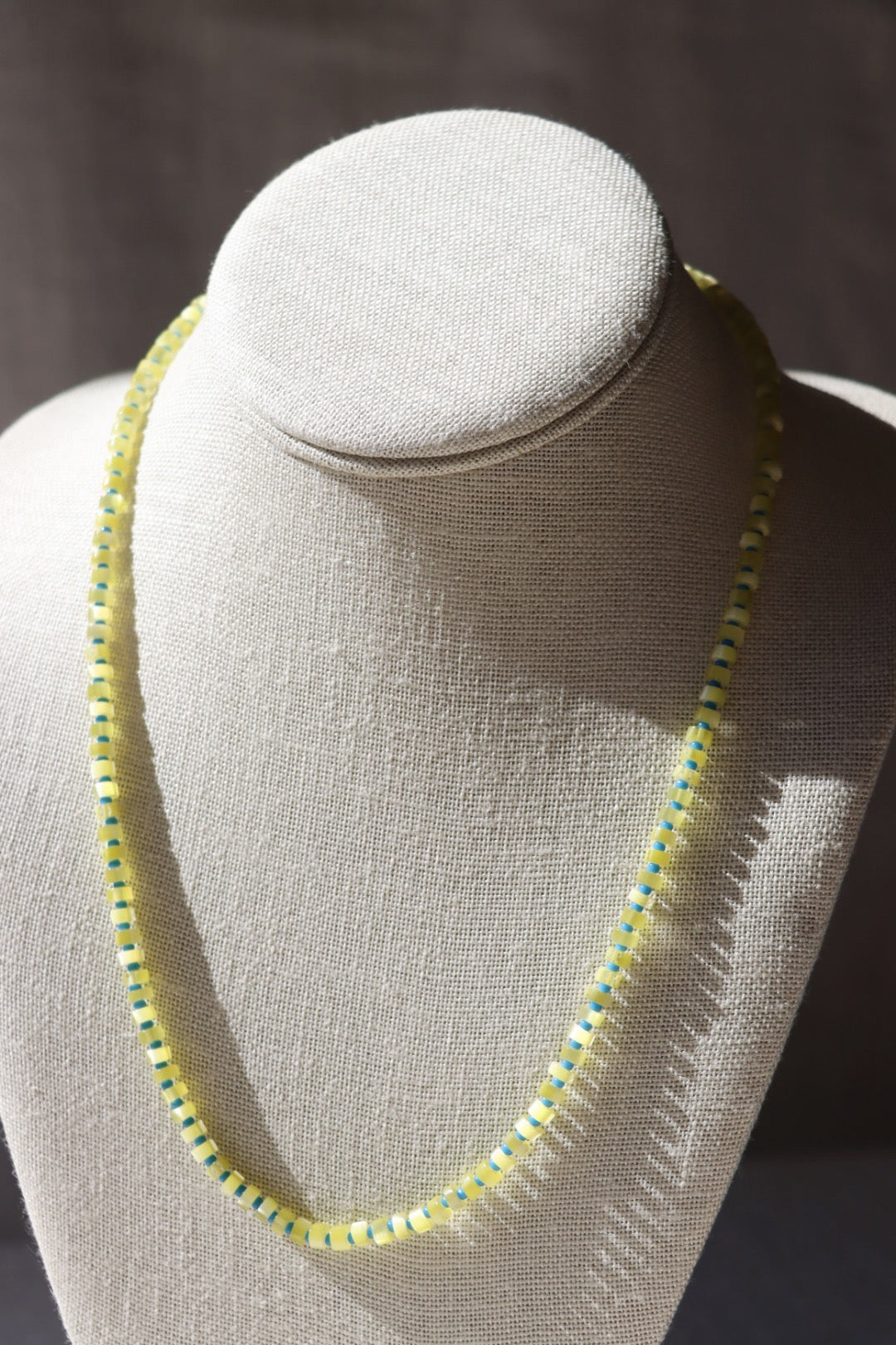 Galileo Necklace, Yellow &amp; Bright Blue