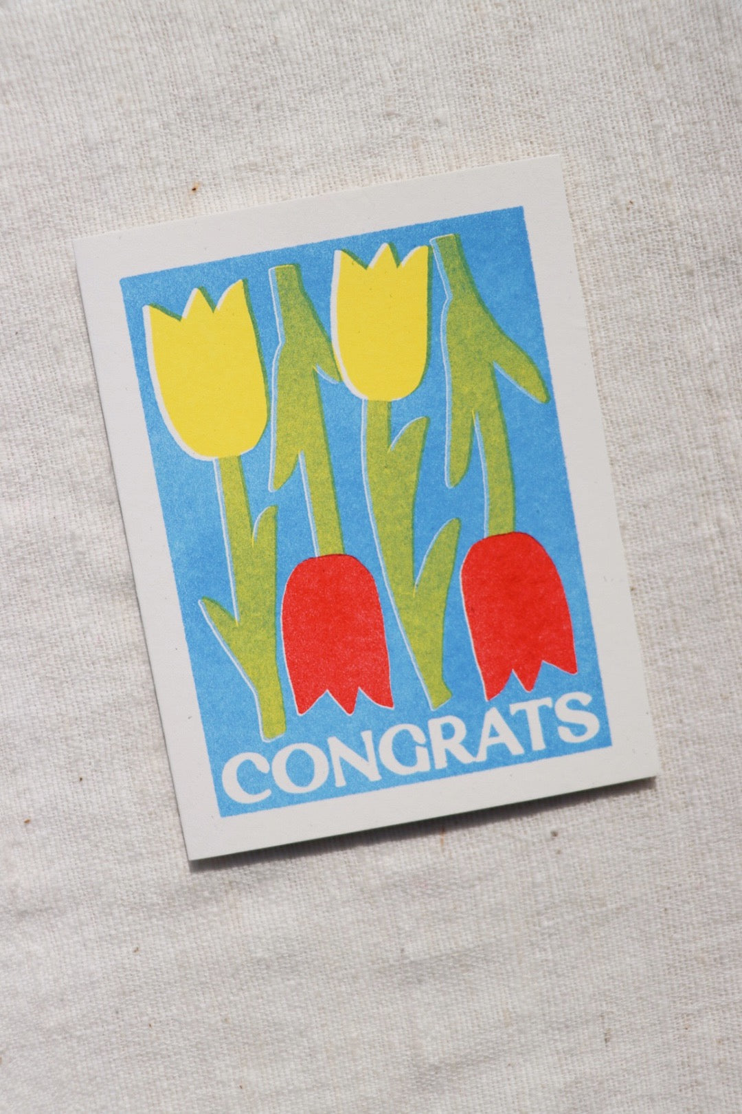 Congrats Tulips Card