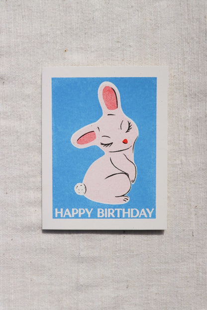 Happy Birthday Bunny Card