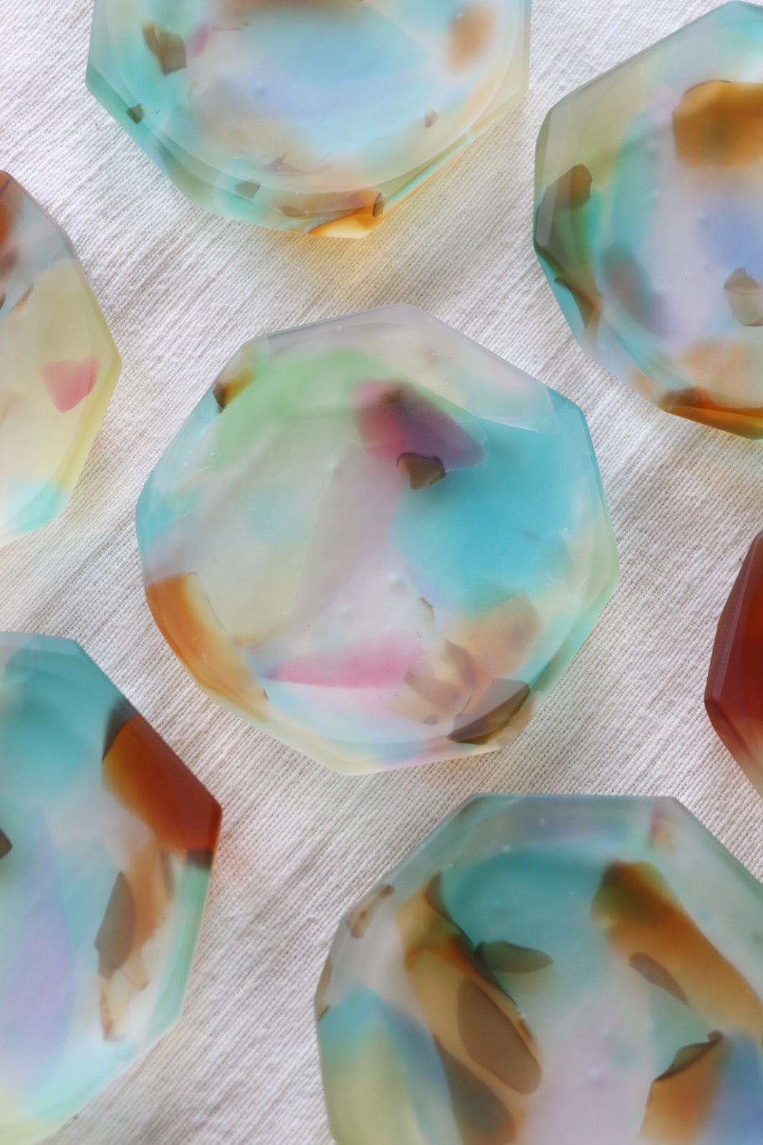 Multicolor Glass Dish