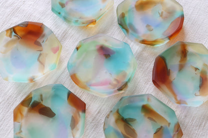 Multicolor Glass Dish