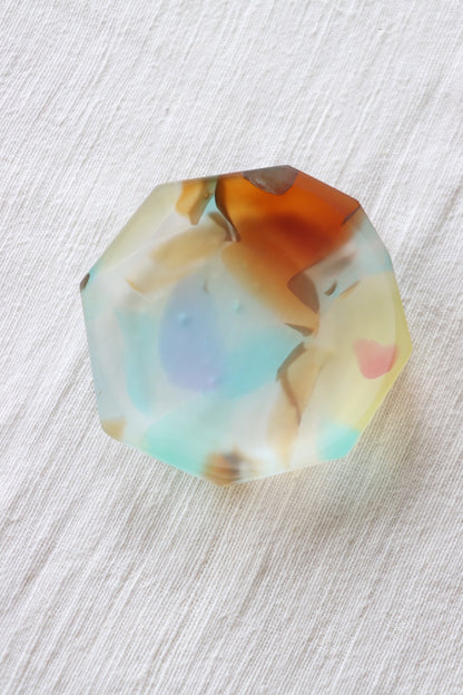 Multicolor Glass Dish