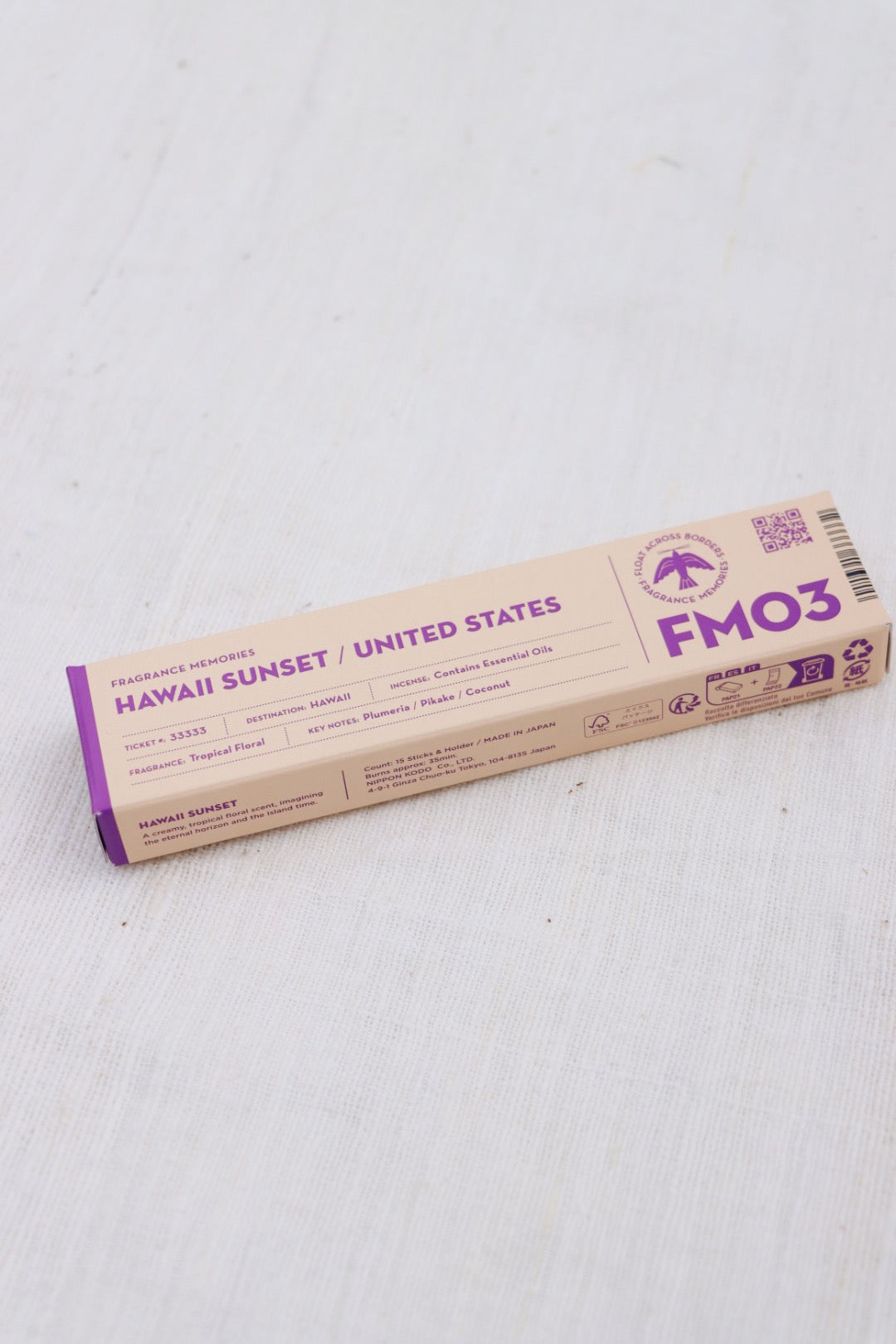 FM03 Incense: Hawaii Sunset, United States