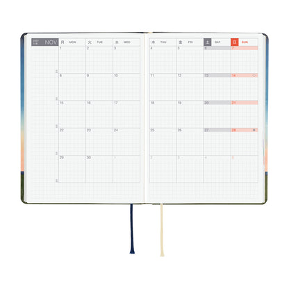 Hobonichi Techo 2027 HON A5 Hiroko Kubota: String Telephone Until the Moon is Full