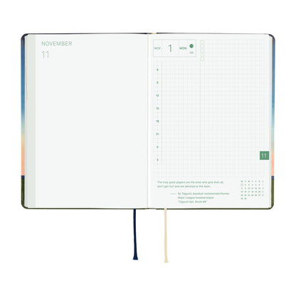 Hobonichi Techo 2027 HON A5 Hiroko Kubota: String Telephone Until the Moon is Full