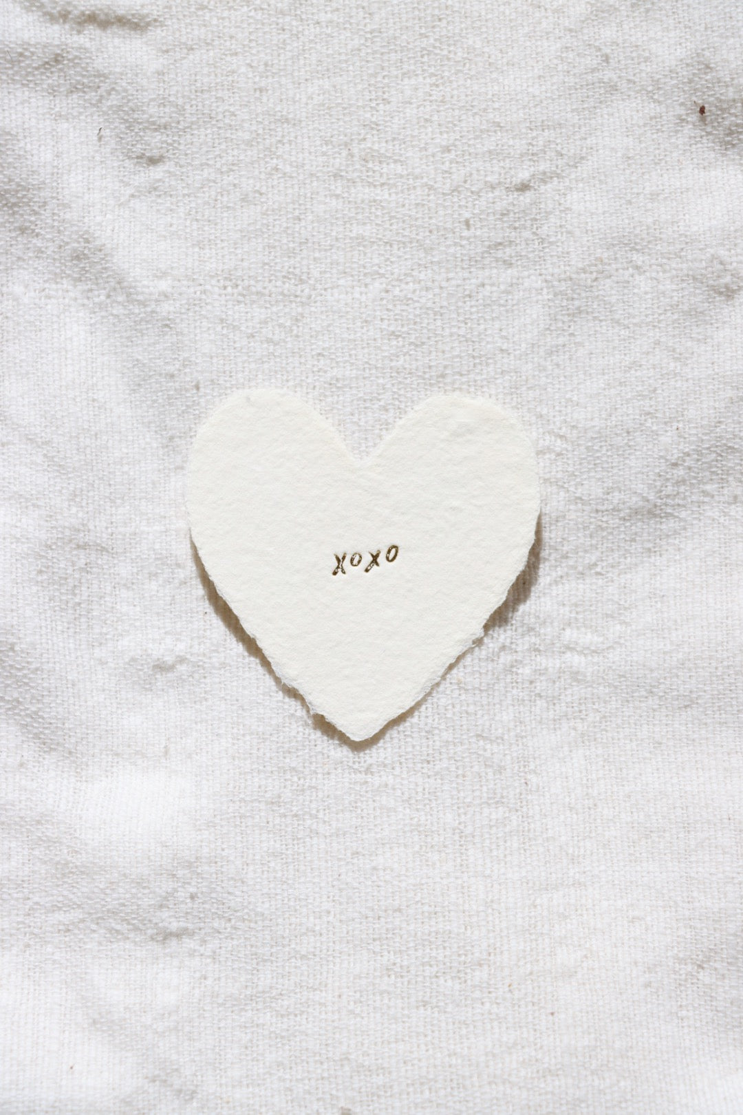 Petite XOXO Heart Card