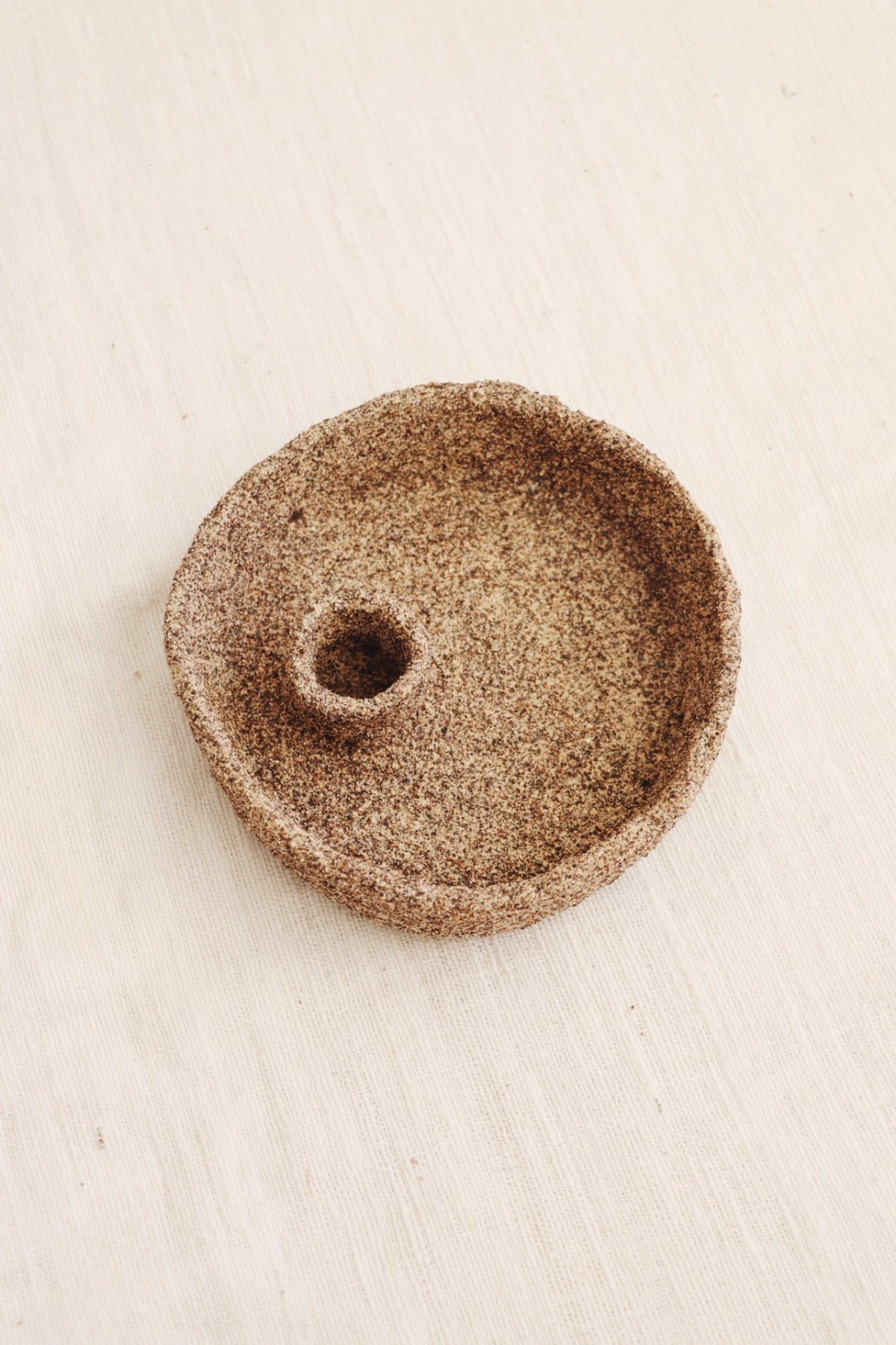 Ceramic Plate Candle Holder