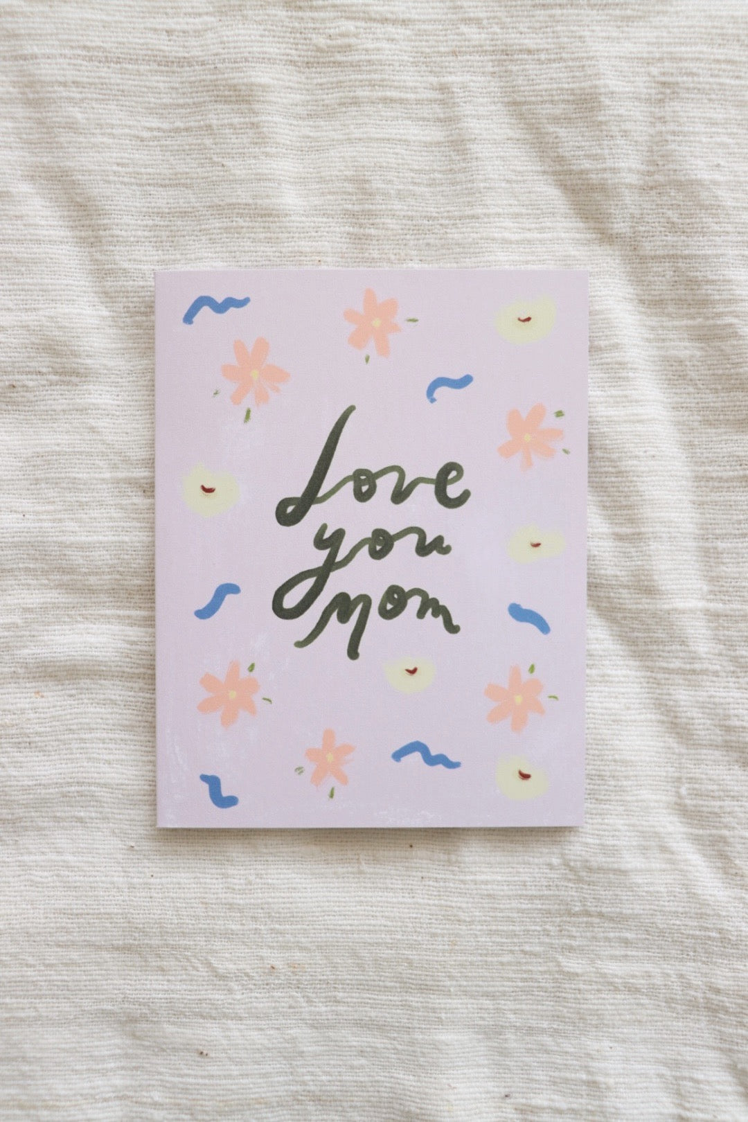 Love You Mom Daisies Card