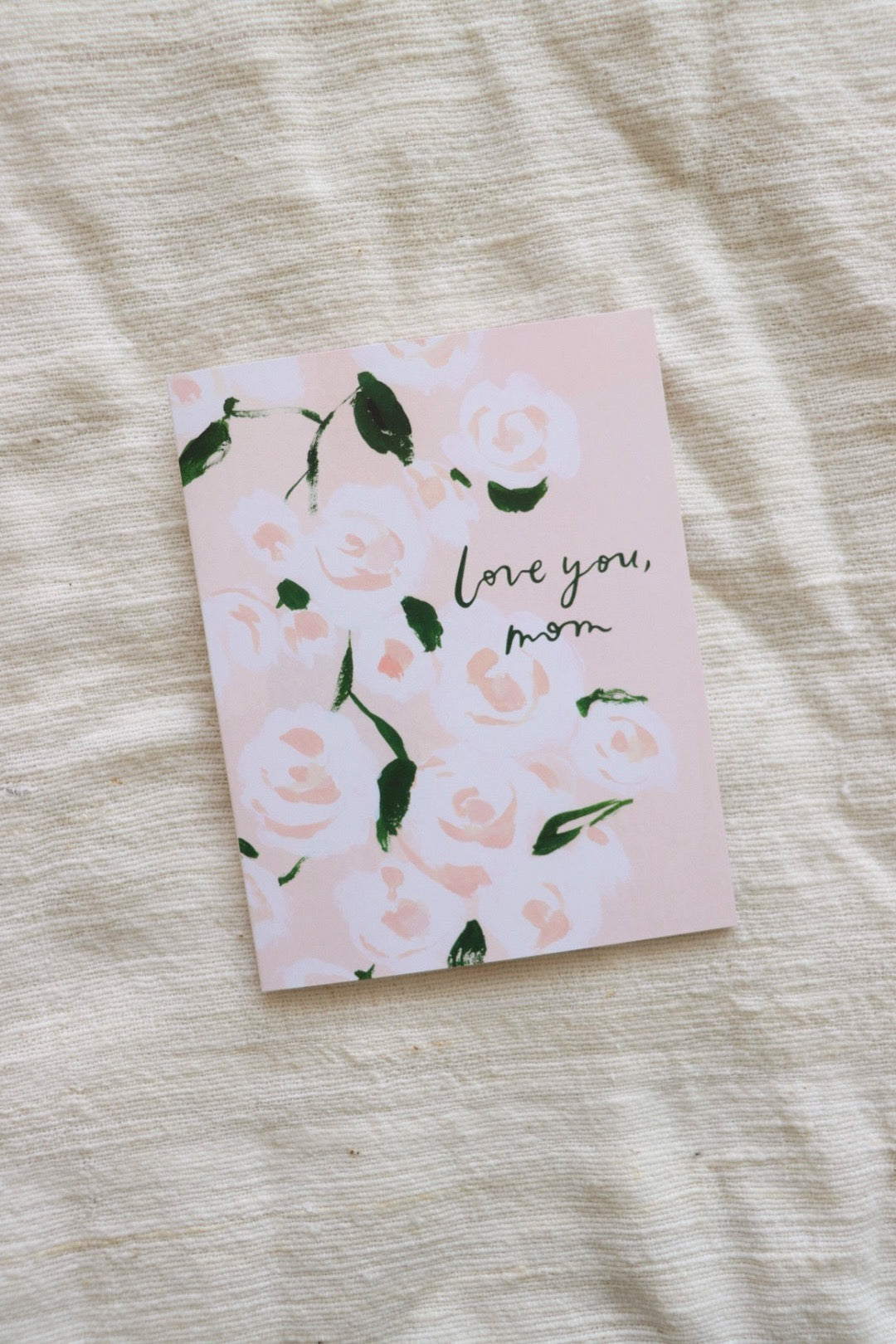 Love You Mom Roses Card