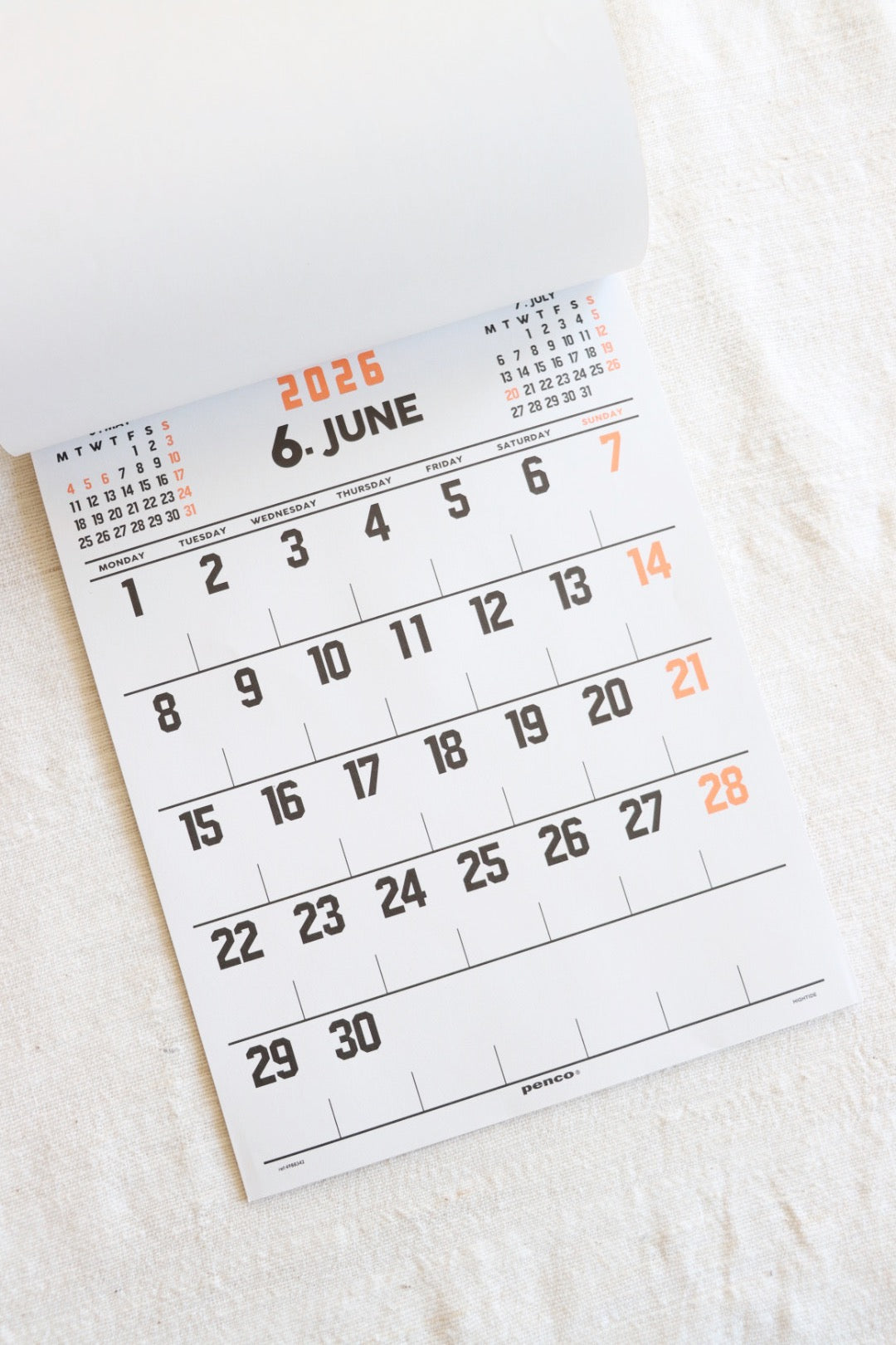 2026 Old School Wall Board Calendar