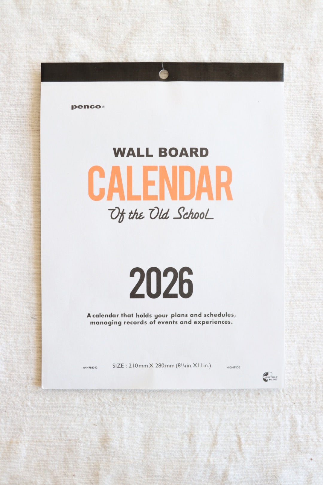 2026 Old School Wall Board Calendar