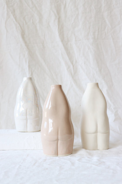 Woman Vase, Bone