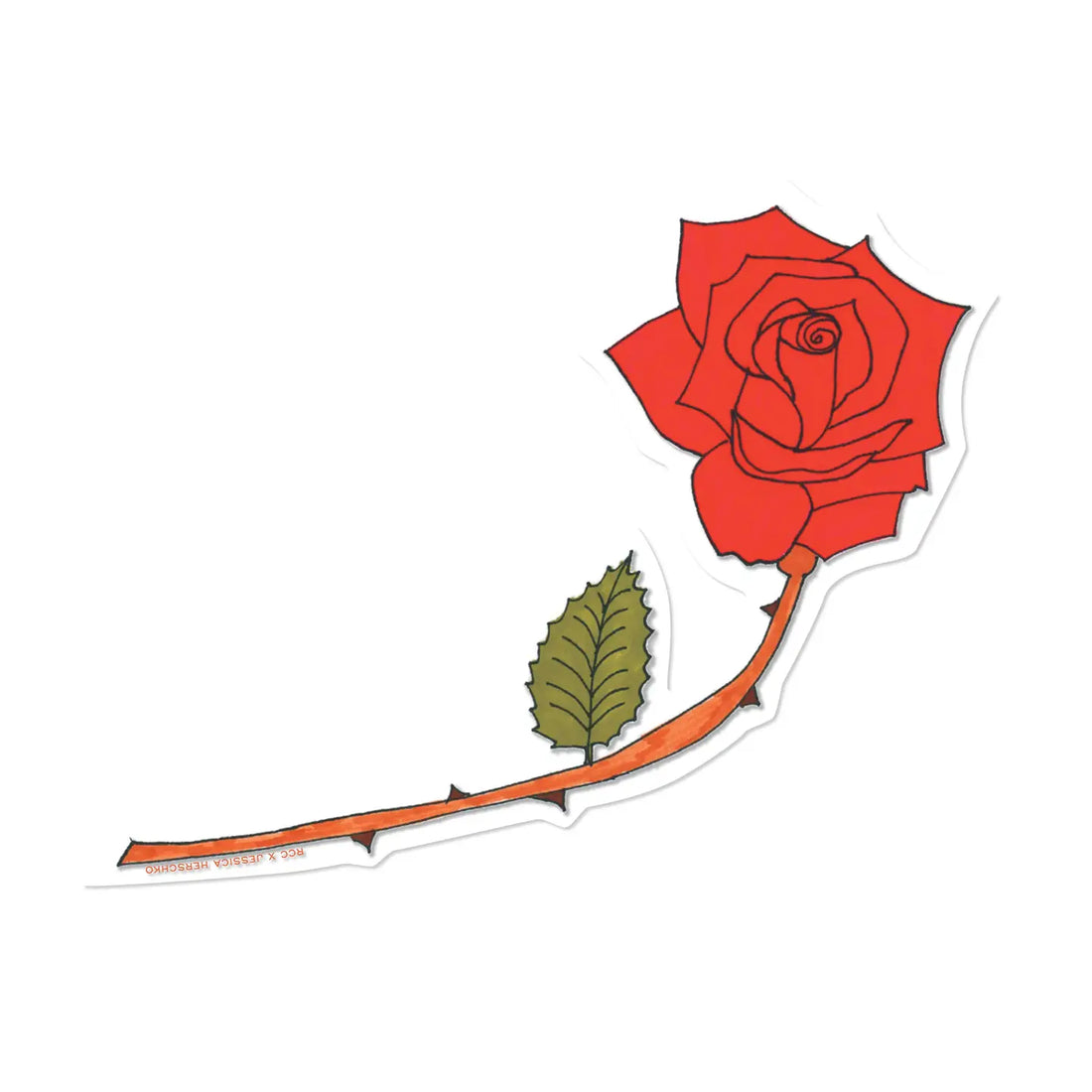 Roses Are Red Sticker