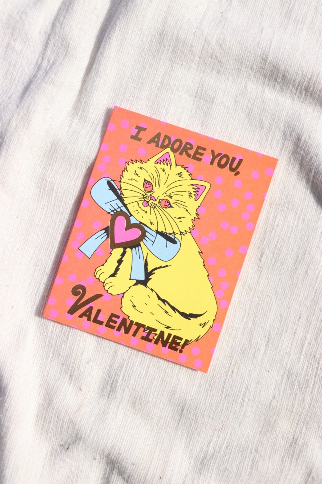 I Adore You Valentine Card