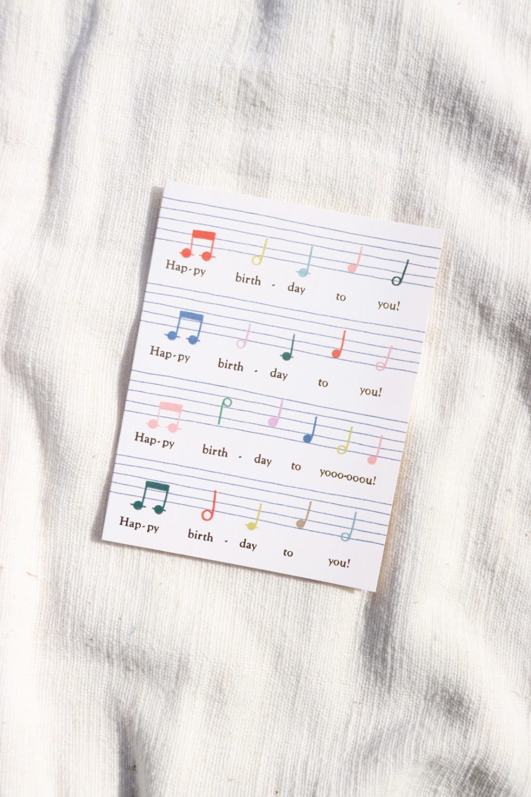 Birthday Song Card