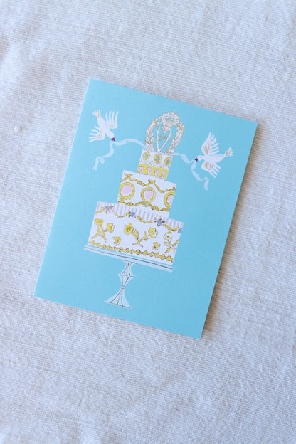 Love Cake Wedding Card
