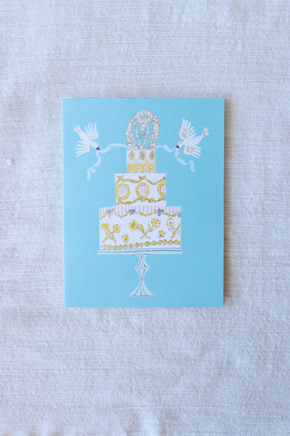 Love Cake Wedding Card