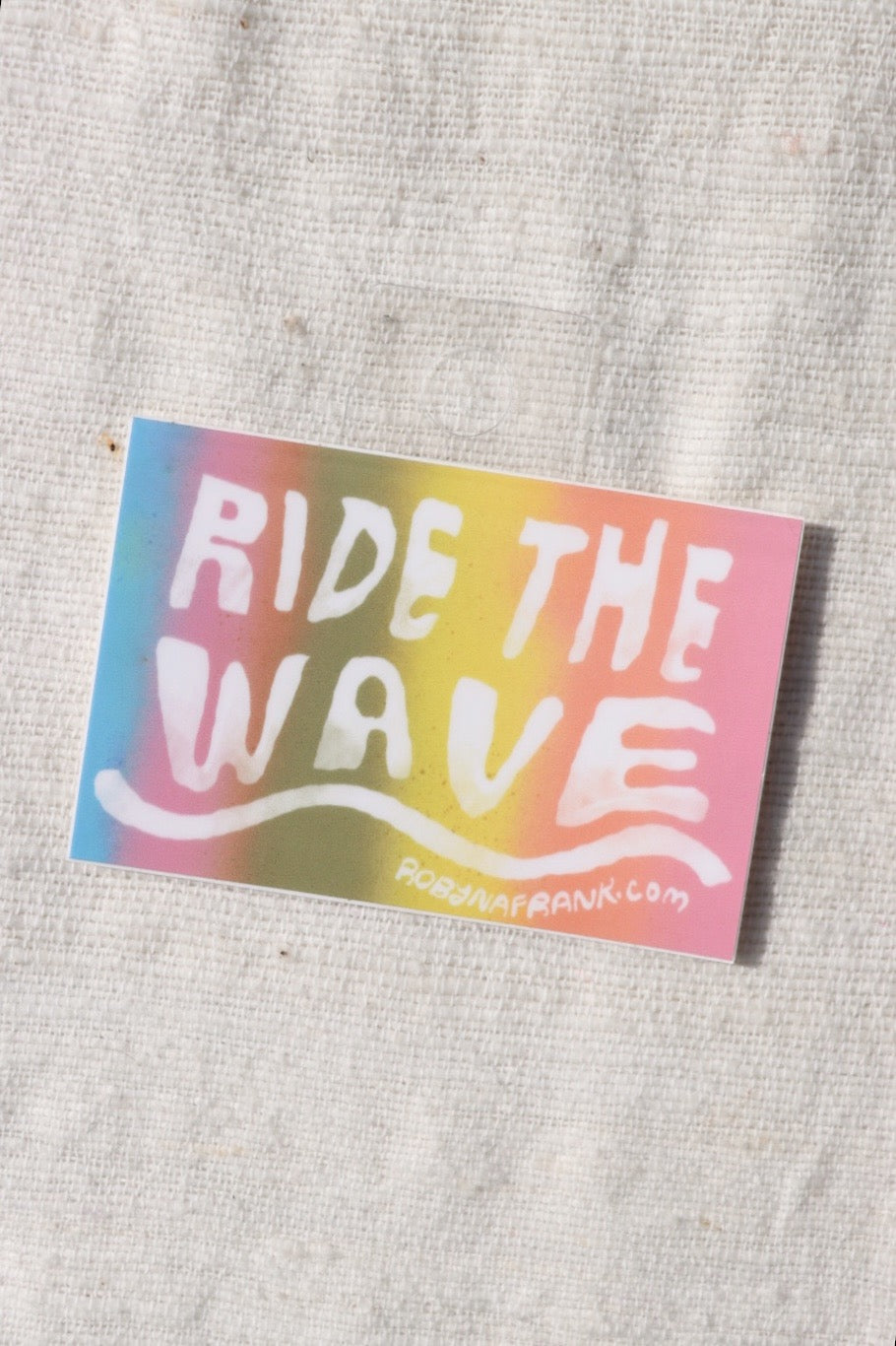 Ride The Wave Sticker