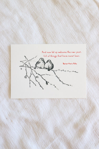Juncos + Rilke Quote